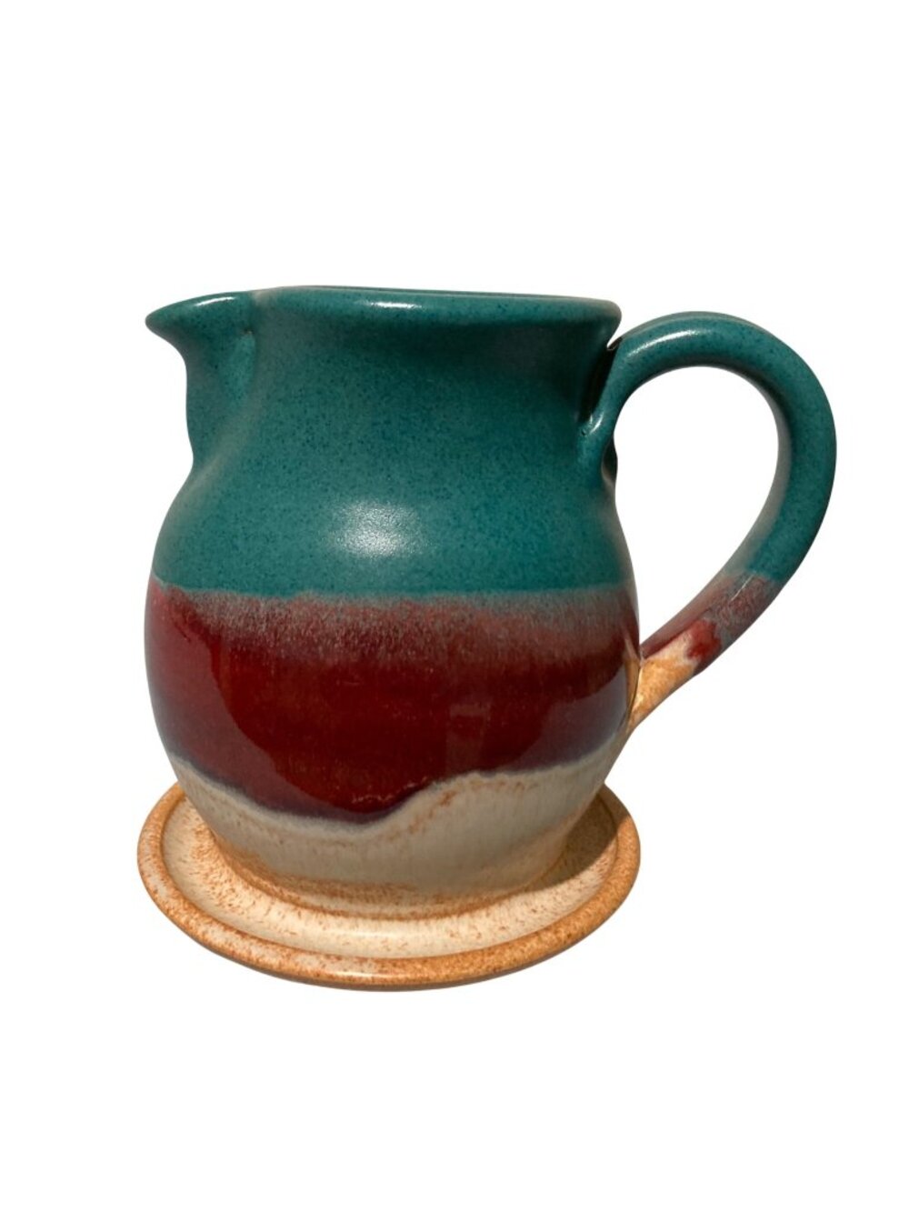 Walt Glass Studio Pottery Texas Sunset Pitcher